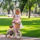 Велосипед с корзинкой для девочки Miqilong RM 12" розовый - изображение 9