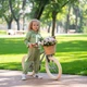 Велосипед для детей от 2-х лет Miqilong RM 12" оливковый (SHiz15448) - изображение 2