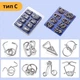Набор из 8 металлических мини головоломок WirePuzzles, тип С - изображение 2