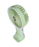 Вентилятор ручний Mini Fan HX09-1 акумуляторний з підставкою для телефону Салатовий з білим - зображення 2