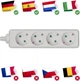 Колодка EMOS P0420 4 розетки 16 A - зображення 3