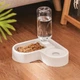 Двойная миска на подставке с отделом корма Pet Love Bowl Автопоилка и кормушка для кошек и собак - изображение 1