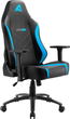 Fotel gamingowy Sharkoon SKILLER SGS20 Black/Blue (4044951034987) - obraz 1