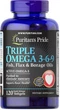 Омега 3-6-9 Puritan's Pride Triple Omega 3-6-9 Fish, Flax & Flax Oils 120 капс - изображение 1
