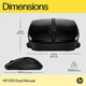 Мышка HP 250 Dual Wireless/Bluetooth Black (6V2J7AA) - изображение 5