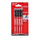 Набор маркеров Milwaukee Fine Tip INKZALL черный, 4шт (48223164) - изображение 3