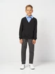 Подростковый свитшот-обманка для мальчика Smile Time Scholar OX26-12-1 140 см Черный с голубым (st_2000000190280) - изображение 3