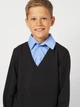 Подростковый свитшот-обманка для мальчика Smile Time Scholar OX26-12-1 140 см Черный с голубым (st_2000000190280) - изображение 4