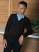 Подростковый свитшот-обманка для мальчика Smile Time Scholar OX26-12-1 140 см Черный с голубым (st_2000000190280) - изображение 5