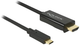 Кабель Delock USB Type-C – HDMI 3 м Black (4043619852604) - зображення 1