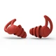 Беруші для стрільби тактичні, стрілецькі пасивні Tactical ProPlugs Red 3 flange (123531) - зображення 10