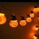 Светодиодная гирлянда "Хеллоуин тыква в шапочке", 7м, 20 LED, 220V, IP44, Теплый белый - изображение 3
