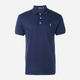 Поло довге чоловіче Polo Ralph Lauren prl710685514003 2XL Синє (5045019156756) - зображення 4