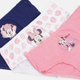 Набор детских трусов-слипов 3 шт для девочки Disney Minnie Mouse DIS MF 52 33 B347 3-PACK BOX 128-134 см Белый/Розовый/Нави (5904009188653) - изображение 3