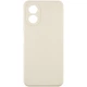 Силиконовый чехол Epik Candy Full Camera для Oppo A78 4G Бежевый / Antique White - изображение 1
