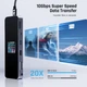 Док-станция DOCKCASE Visual Smart 10-in-1 USB-C Hub, 1 Gigabit Ethernet, HDMI 4K144Hz, PD 3.0 100w, USB-C&2 USB-A 10Gbps, многопортовый адаптер USB C для MacBook Pro/Air, Dell XPS.Цвет: Серый - изображение 8