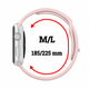 Силиконовый спортивный ремешок Fruct Sport Band для Apple Watch 42/44/45/46/49 mm (M/L) (18.5-22.5 см) Pink Sand - изображение 2