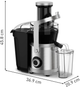 Соковижималка відцентрова Tefal Nutri XXL ZE660D10 - зображення 19