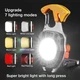 Карманный фонарик брелок S147 светодиодный LED фонарь c зажигалкой аккумуляторный с карабином и магнитом - изображение 5