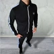 Спортивний чоловічий костюм Fred Perry XXL Чорний (KF-32) - изображение 4