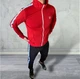 Спортивний чоловічий костюм Fred Perry XXL Червоно-чорний (KF-32) - зображення 3