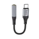 Аудиокабель переходник HOCO LS36 Fresh Digital Type-C to 3.5мм audio converter 12см Black (6942007608886 ) - изображение 2