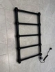 Рушникосушка комбінована Terma RETRO 800x504 Black mat, тен MOA + вентиль Integra - зображення 3