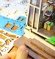 Румбокс HONGDA M2313 Garden House, DIY миниатюрная оранжерея-книжная вставка с LED-подсветкой и музыкальным модулем - изображение 6