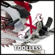 Einhell Пила циркулярна TE-CS 18/150 Li - Solo акум., PXC, 18В, 4200 об/хв, диск 150х10 мм, 2.34 кг - зображення 5