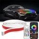 Динамическая подсветка капота RGB 180 см разноцветная c Bluetooth управлением (4592) - изображение 1