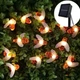 Уличная гирлянда Пчелы на солнечной батарее 5 метров 20 LED теплый белый - изображение 1