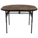 Стіл розкладний Bo-Camp Woodbine Oval 100x70 cm Black/Wood look (DAS302783) - зображення 2