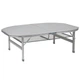 Стол раскладной Bo-Camp Premium Oval 120x80 cm Grey (DAS302789) - изображение 2