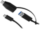 Kabel Icy Box USB Type-C - USB Type-A / USB Type-C Black (4250078171720) - obraz 3