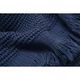 Полотенце Lotus Home - Rius navy синий 90*170 - изображение 4