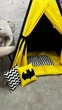 Вігвам - Дитячий намет, Палатка, Вигвам Batman+ 2 подушки + система антискладання Колір Жовтий, Чорний - изображение 2
