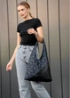Сумка жіноча Sambag HOBO M чорна 35 х 40 х 8 см (53200702) - зображення 1