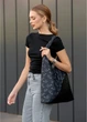 Сумка жіноча Sambag HOBO M чорна 35 х 40 х 8 см (53200702) - зображення 7