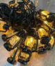 Светодиодная гирлянда "Ретро фонарики" 5м, 12 LED, от сети 220В, черный провод, Теплый белый - изображение 10