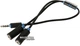 ProLink 4pin 3.5 mm Stereo Plug to 4pin 2 x 3.5 mm Stereo Sockets 0.3 м Cable (PB155-0030) - изображение 2
