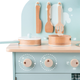 Кухня Classic World Wooden Toy Wooden Toy Kitchen Retro Блакитна (6927049055713) - зображення 8