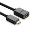 Адаптер UGREEN Mini HDMI Male to HDMI Female Adapter Cable 22cm Black (20137) - изображение 2