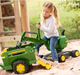 Екскаватор самохідний Rolly Toys RollyDigger John Deere Зелений (4006485421022) - зображення 5