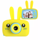 Цифровая детская камера Smart Kids Camera Full HD Желтая c ушками - изображение 3