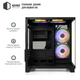 Корпус QUBE REEF ARGB Black (REEF_GBNU3) - зображення 5