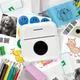 Термопринтер JETIX Mini Printer для печати со смартфона | Детский принтер с набором карандашей и наклеек - изображение 5