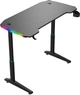 Геймерський комп'ютерний стіл GT Racer T-1221 (120x60x71-79) Black - зображення 4