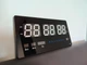 Настінний електронний годинник LED Digital Clock JH 4622-3 Синє підсвічування дисплея 46х22х5 см - зображення 2