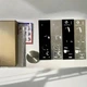 Настенные бескаркасные 3D часы Diy Espressoze большие с зеркальным эффектом самоклеящиеся 60-130 см Серебристый - изображение 4