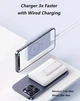 Магнитный беспроводной павербанк Anker Magsafe A1652 10000 mAh с подставкой Purple - изображение 8